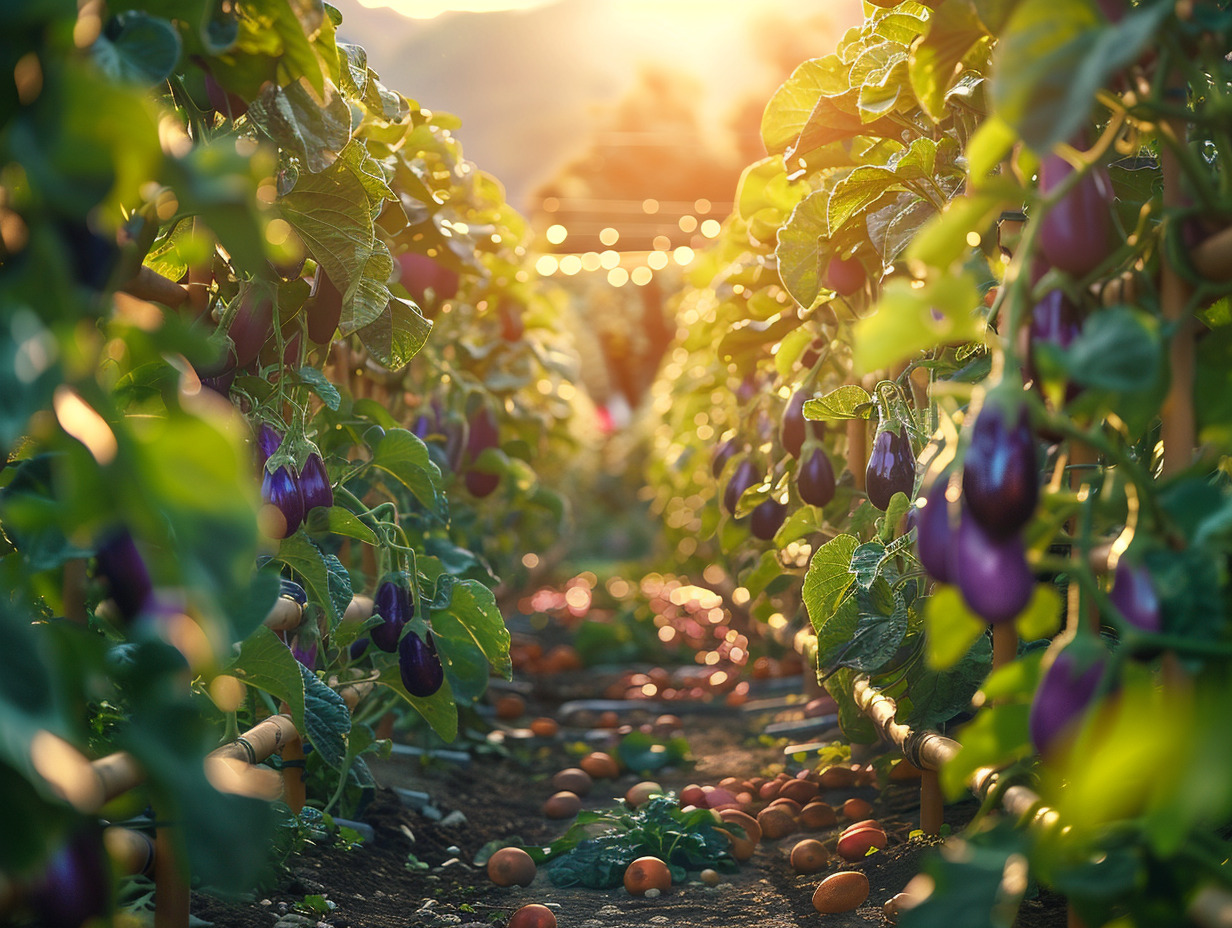 tuteurage aubergine