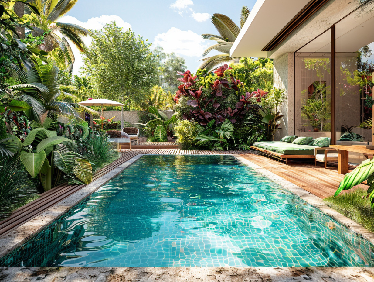 jardin piscine