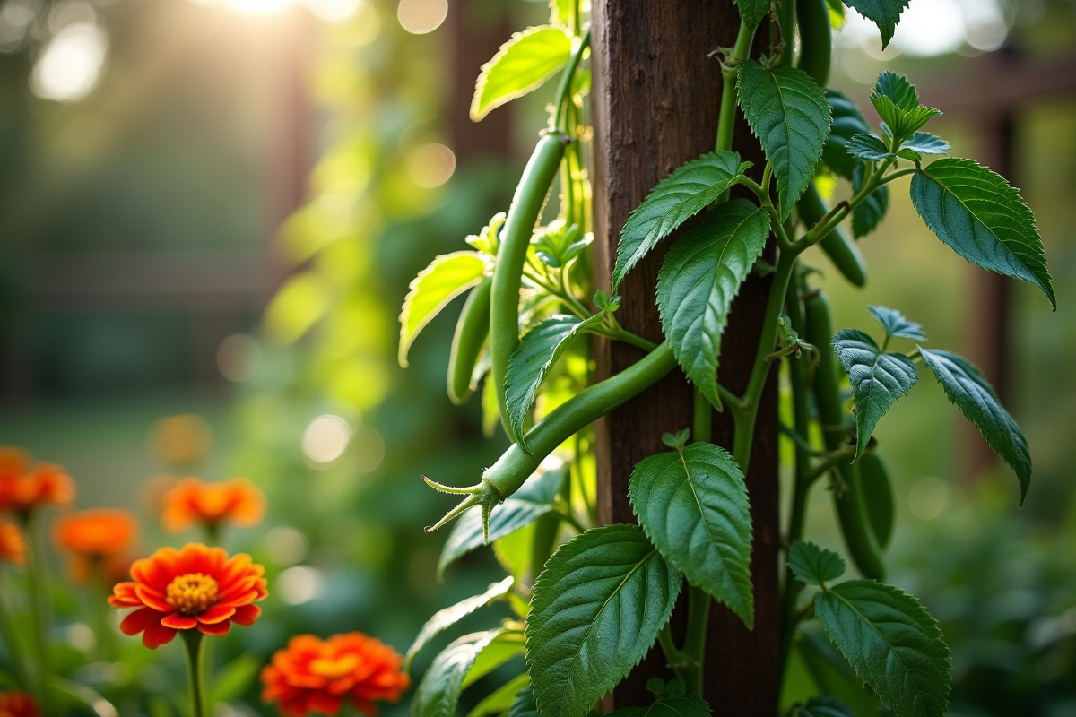 haricots jardin