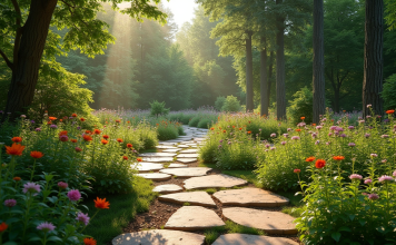 Allée de jardin : comment aménager avec de l’écorce pour un décor naturel !