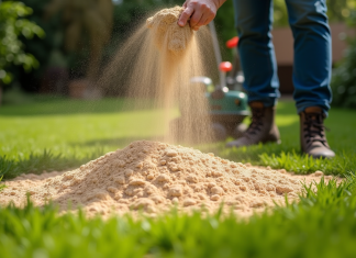 Pelouse : pourquoi et comment bien poser du sable pour son entretien ?