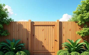 Plaque en bois : l’harmonie naturelle pour vos clôtures
